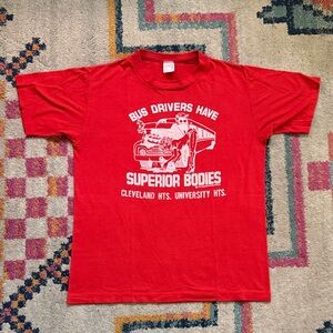 Vintage 1980’s Red Graphic T-Shirt
